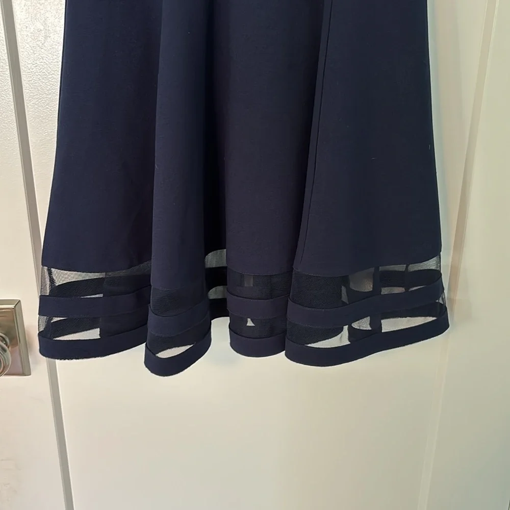 Calvin Klein Sleeveless Dress, Navy, Size 14